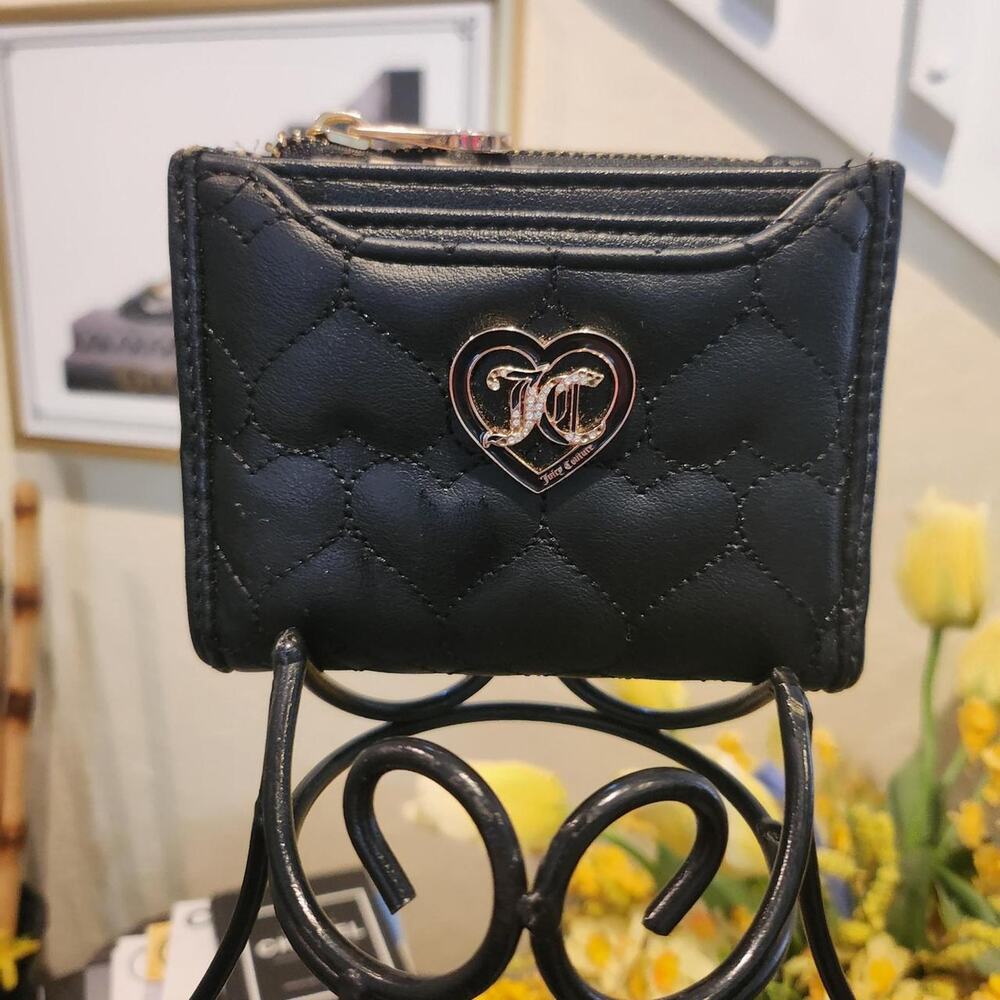 Juicy Couture quilted card wallet